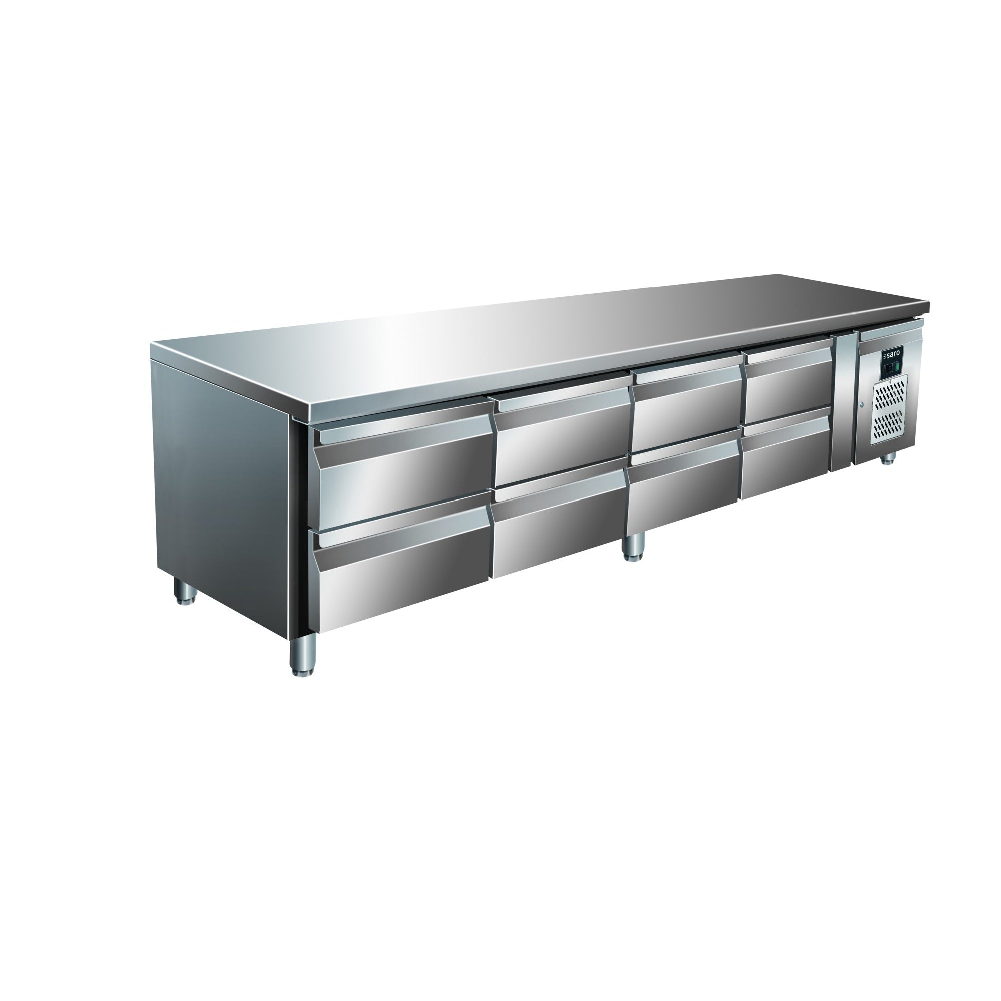 SARO onderbouw koelwerkbank, 4x2 laden UGN 4180 TN - 323-3127