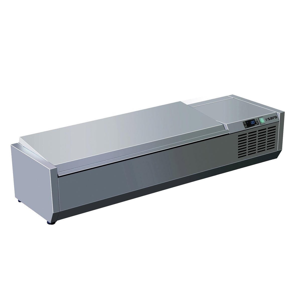 SARO Opzet koelvitrine met deksel - 1/3 GN VRX 1200 S/S - 323-3138