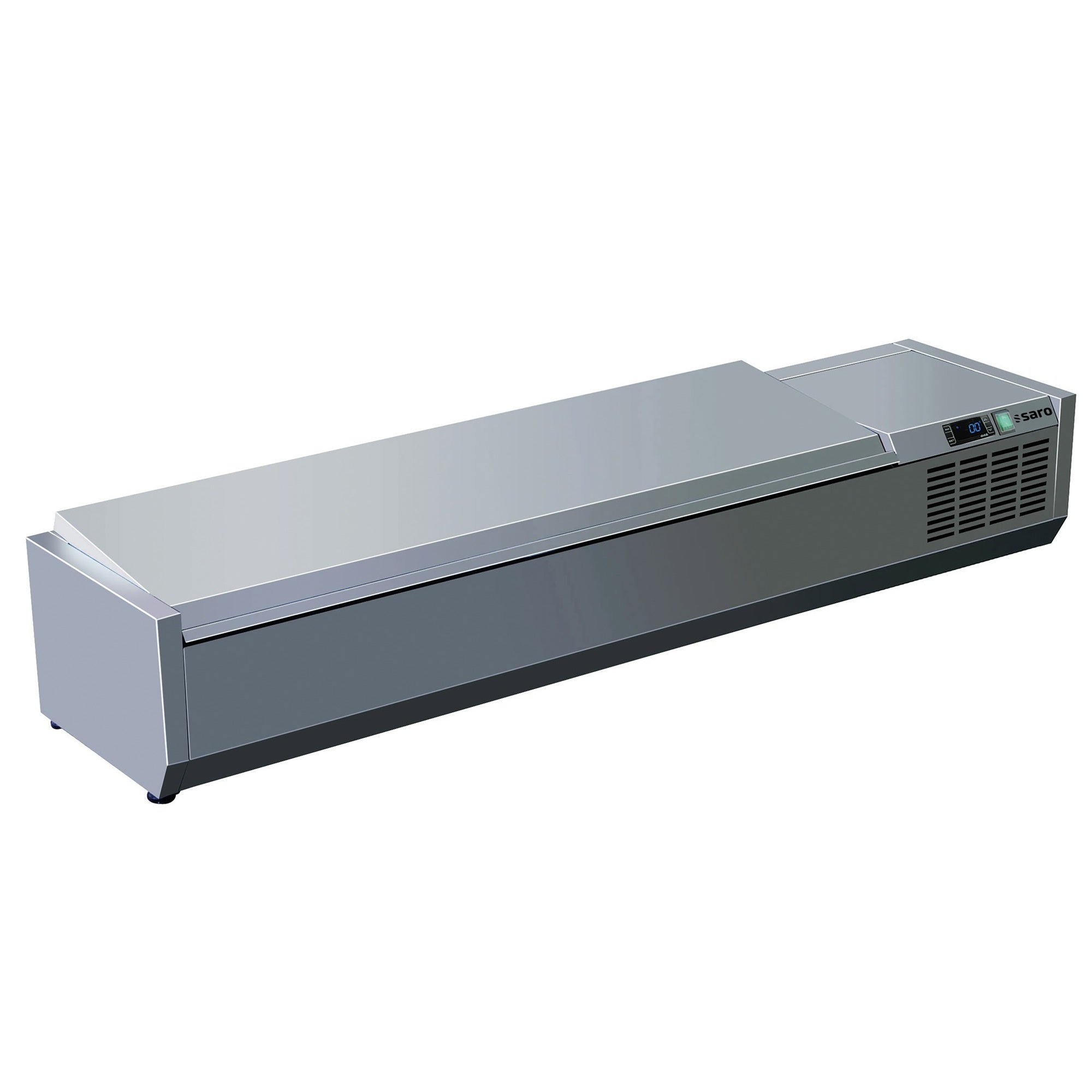 SARO Opzet koelvitrine met deksel - 1/3 GN VRX 1400 S/S - 323-3140