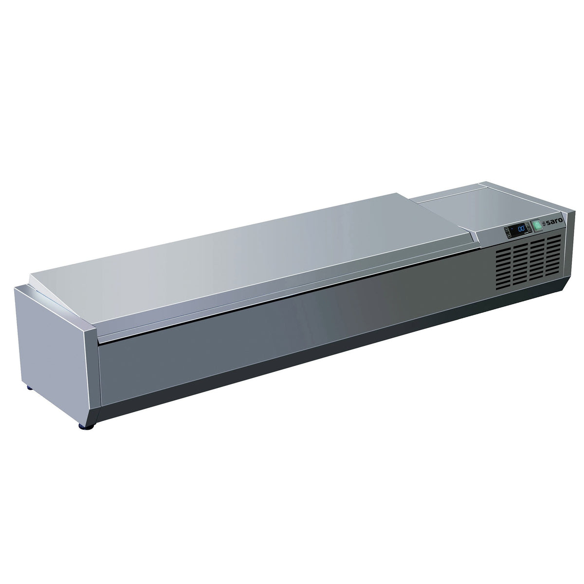 SARO Opzet koelvitrine met deksel - 1/3 GN VRX 1400 S/S - 323-3140