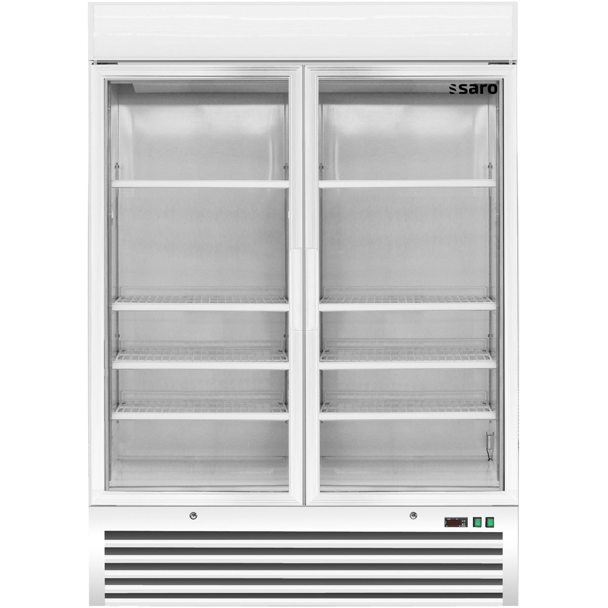 Congélateur SARO à 2 portes vitrées, D 920 - blanc - 323-4160