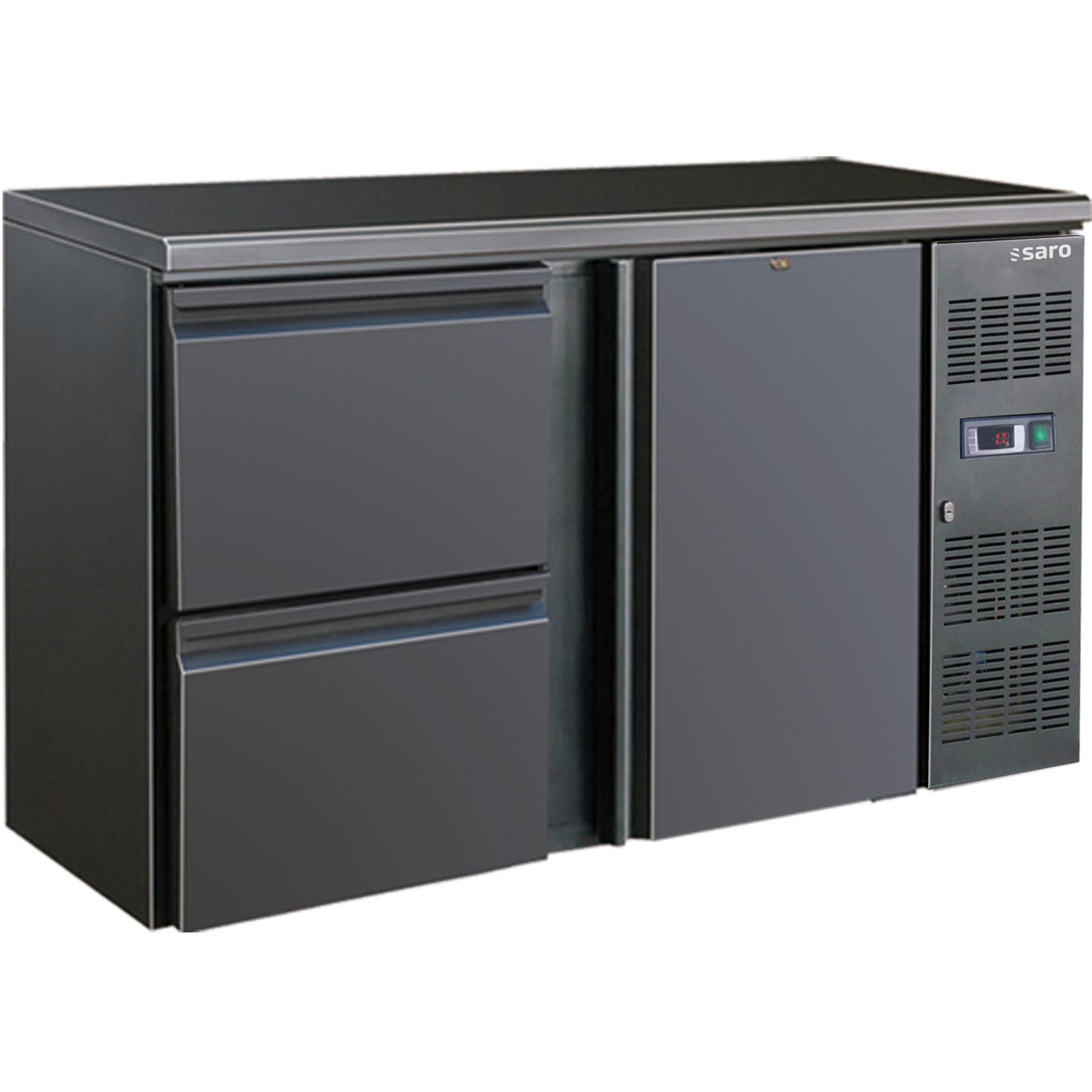SARO Barkoeler met 1 deur en 2 laden, BC 2100-2S - 323-4205