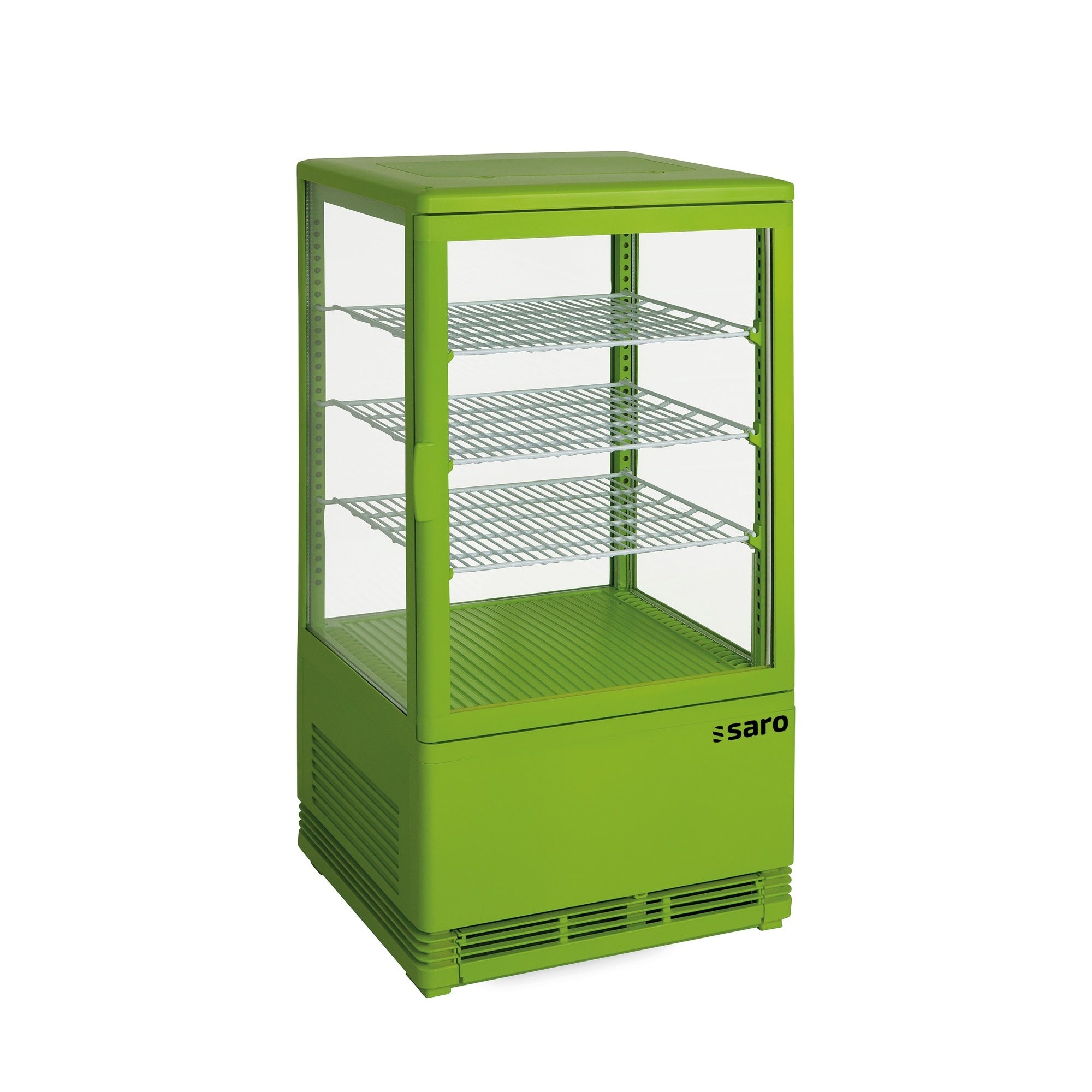 Mini-vitrine réfrigérée à circulation d'air SARO 68 litres, SC 70 vert - 330-10041