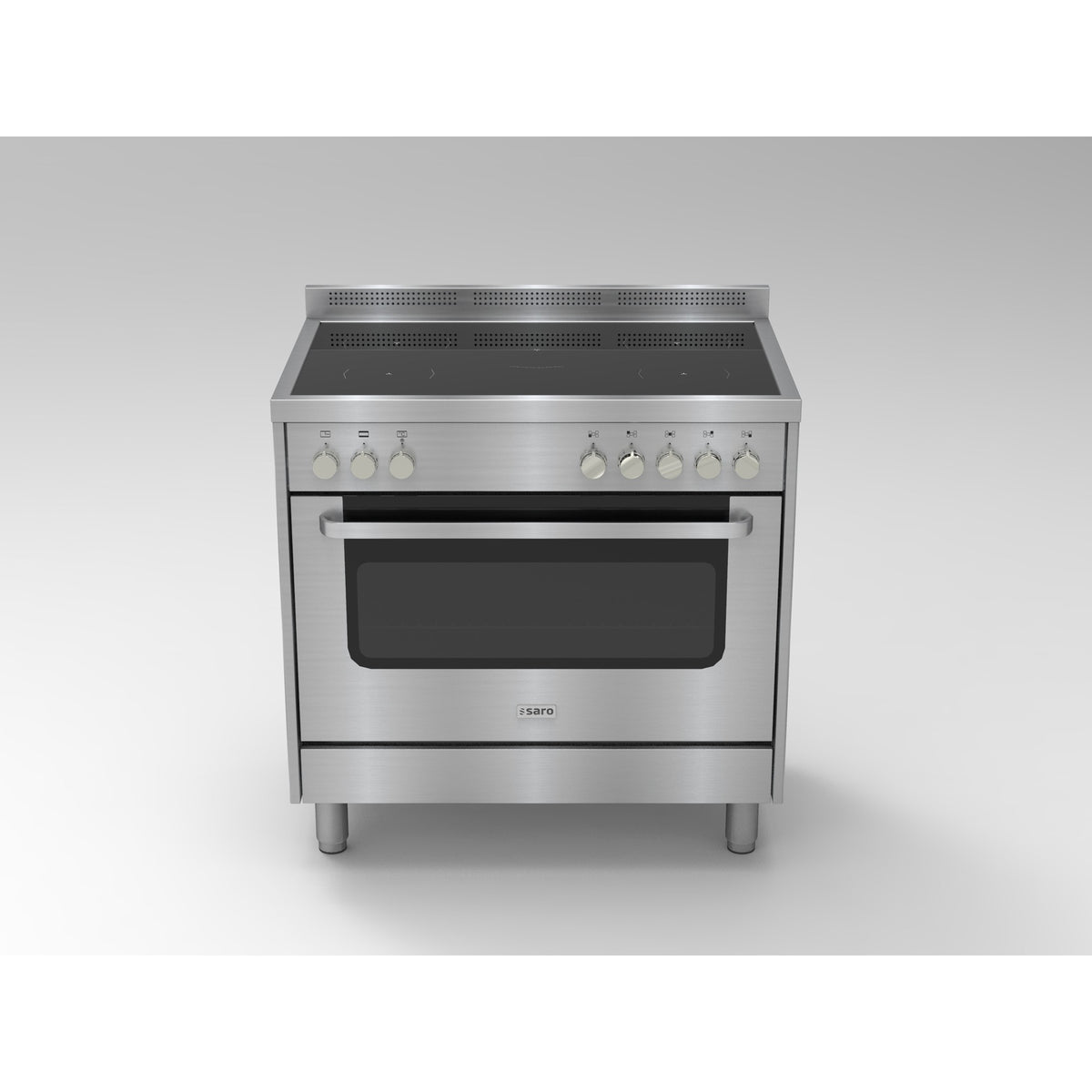 SARO Semi-professionele inductieDoorkookplaat TS95IND61X zilver - 331-1200