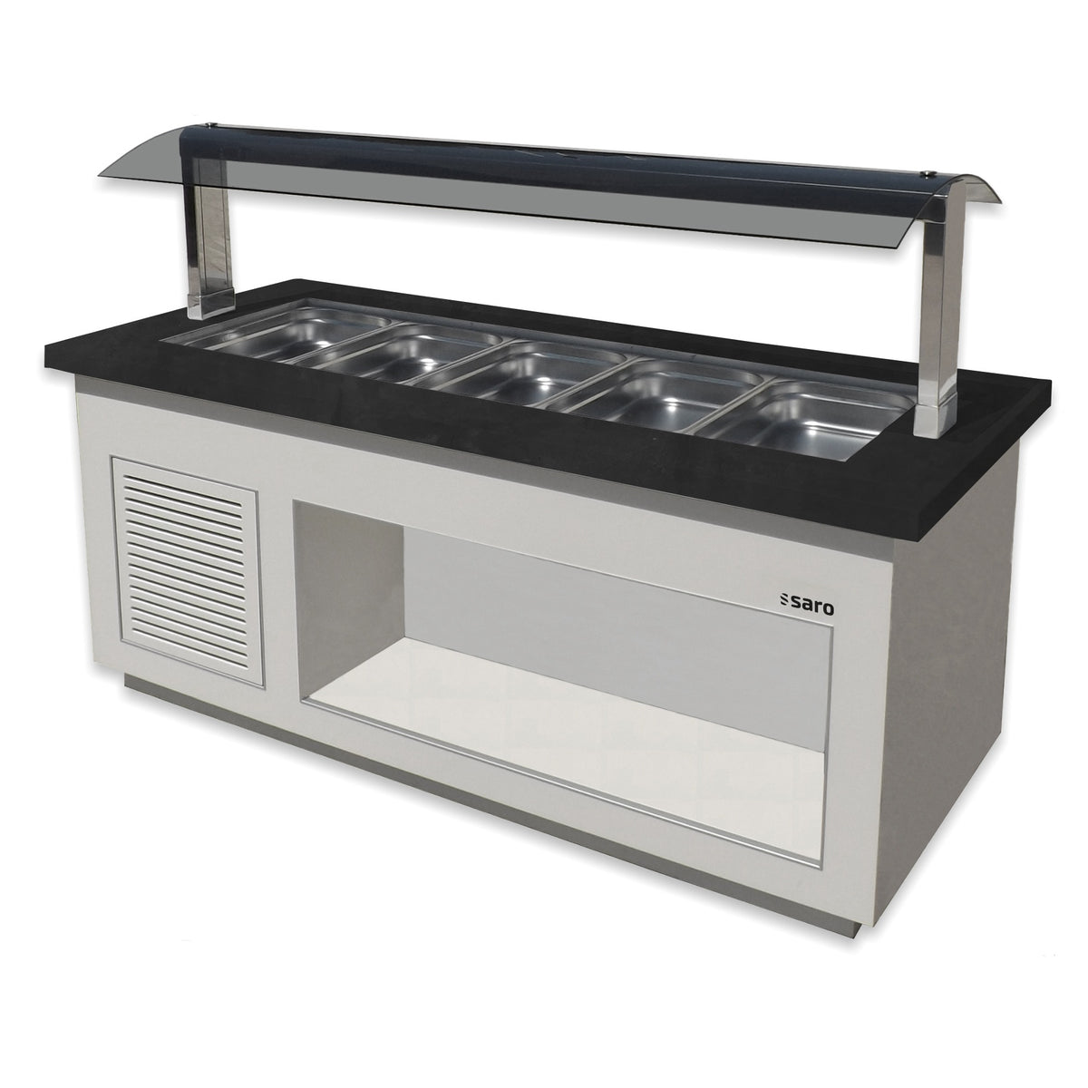 Bar à salades SARO pour 5 bacs GN 1/1, PREMIUM LINE SB-K200 blanc - 366-2010