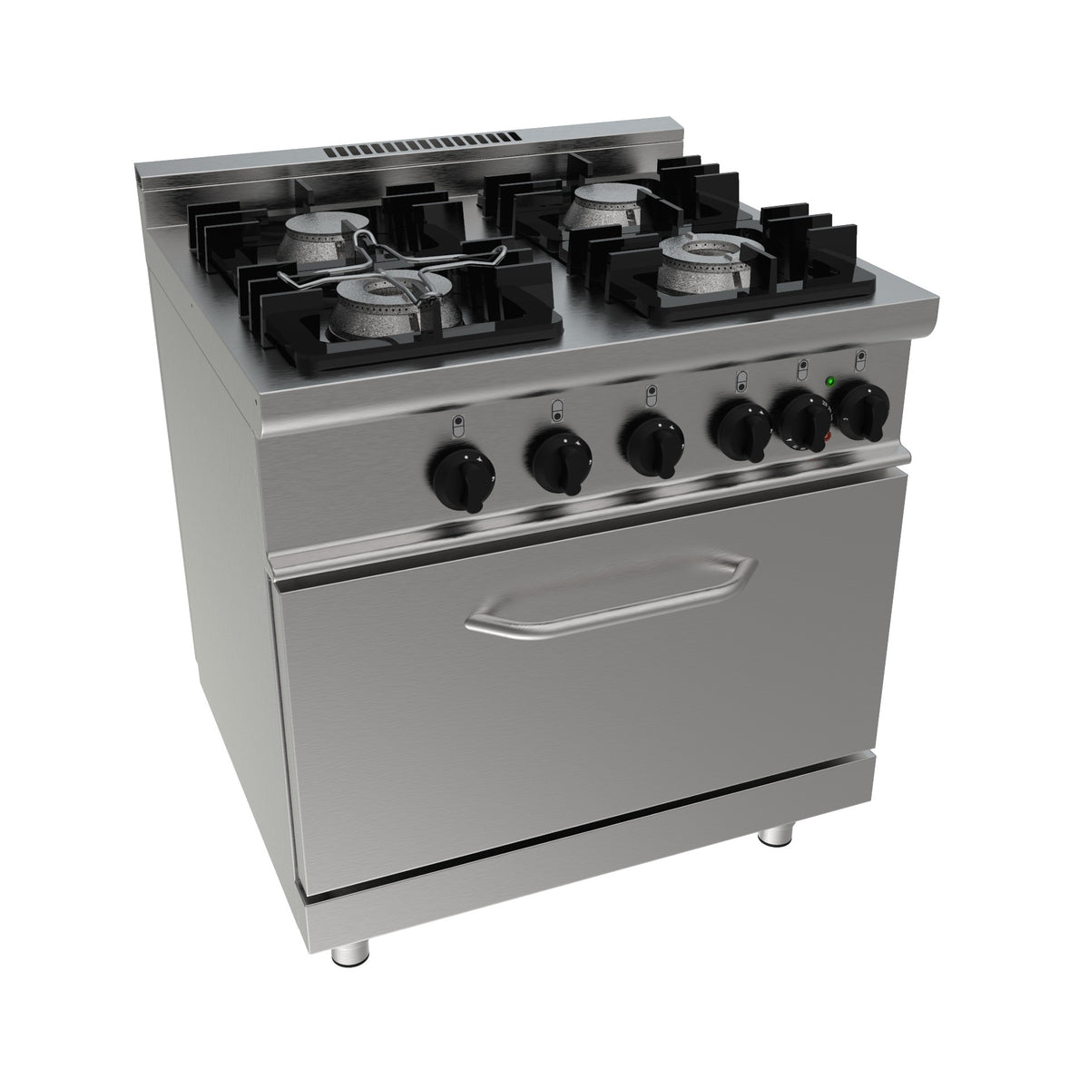 Cuisinière à gaz SARO avec four électrique E7/KUPG4LE - 423-1035