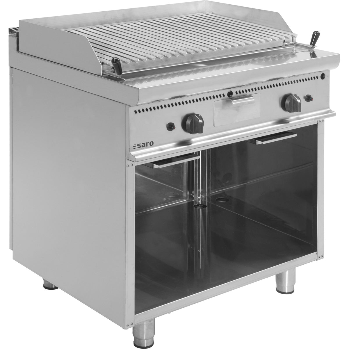 Barbecue à gaz et pierres de lave SARO E7/BS1BA - 423-1270