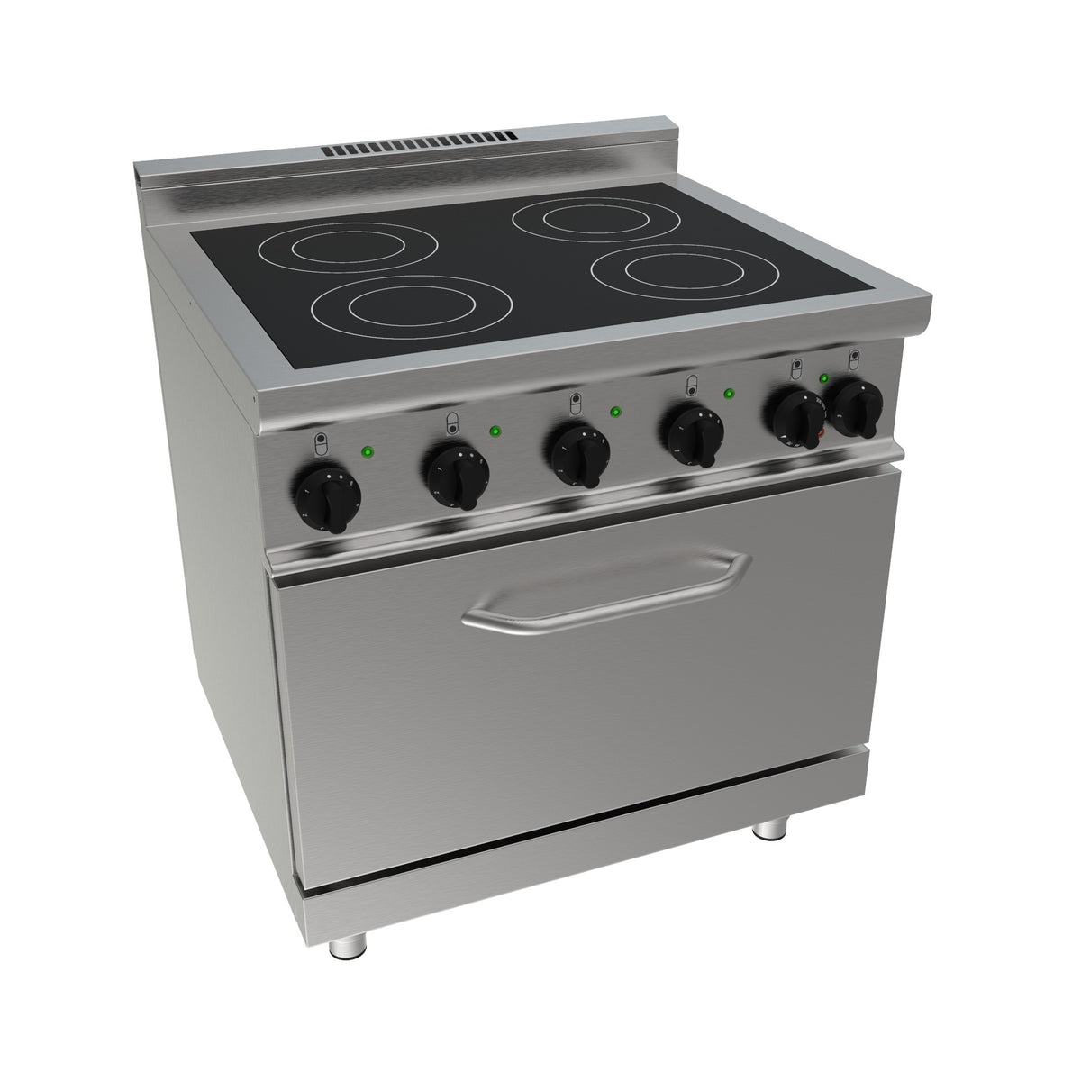 SARO Keramisch fornuis met electrische oven tafelmodel E7/CVE4LE - 423-1405