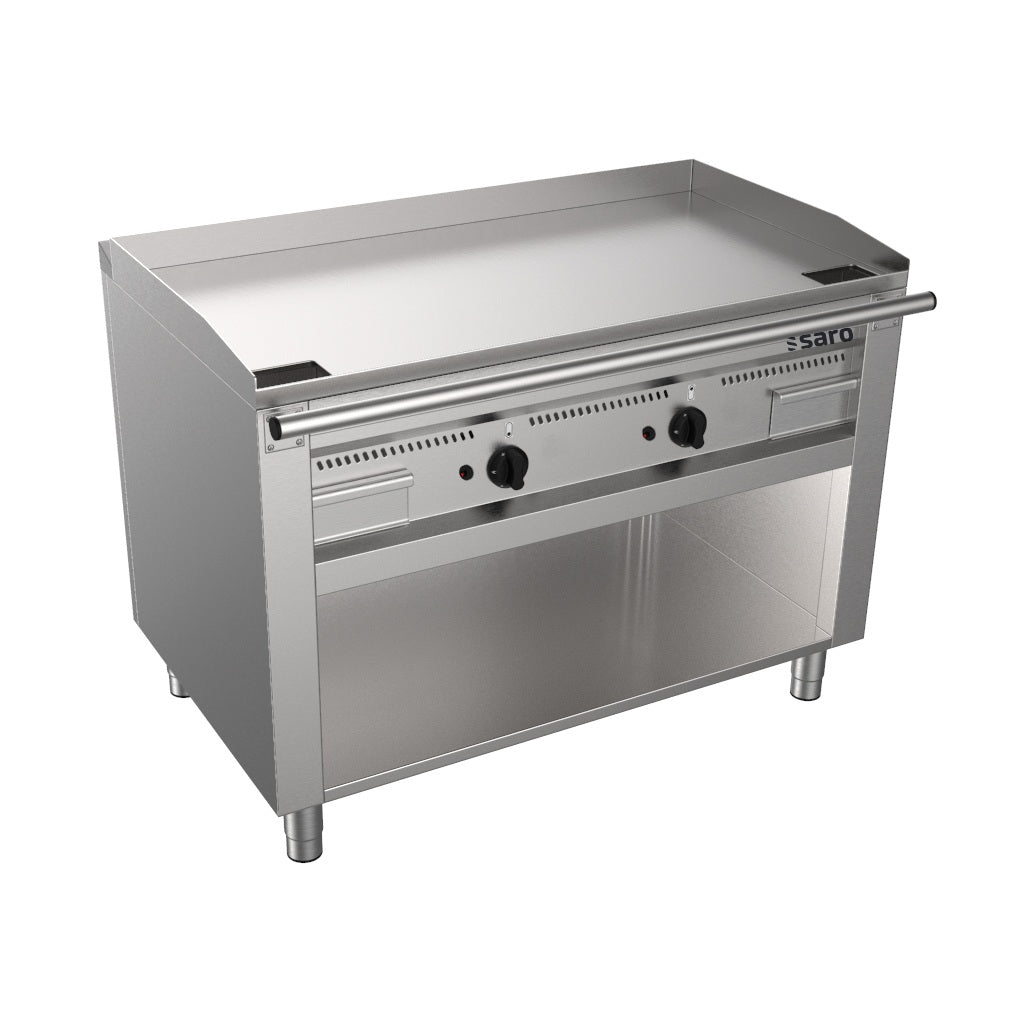 SARO Gas Teppanyaki Grill met open onderstel TED2/120G - 423-3100