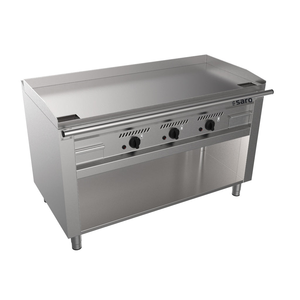 SARO Gas Teppanyaki Grill met open onderstel TED3/140G - 423-3105