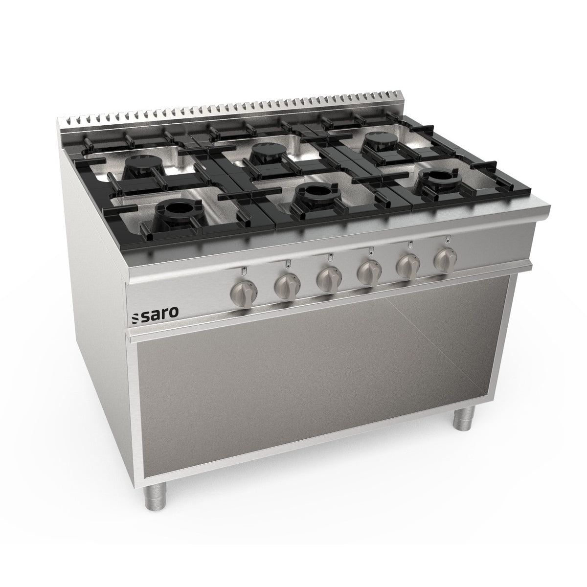 SARO Gasfornuis open onderbouw 6 pits LQ - LQ / CUG6BA - 423-8010