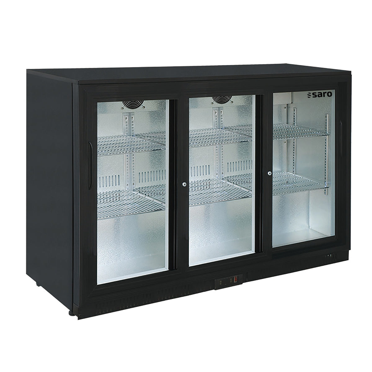 Réfrigérateur de bar SARO à 3 portes coulissantes, BC 320 SD - 437-1040