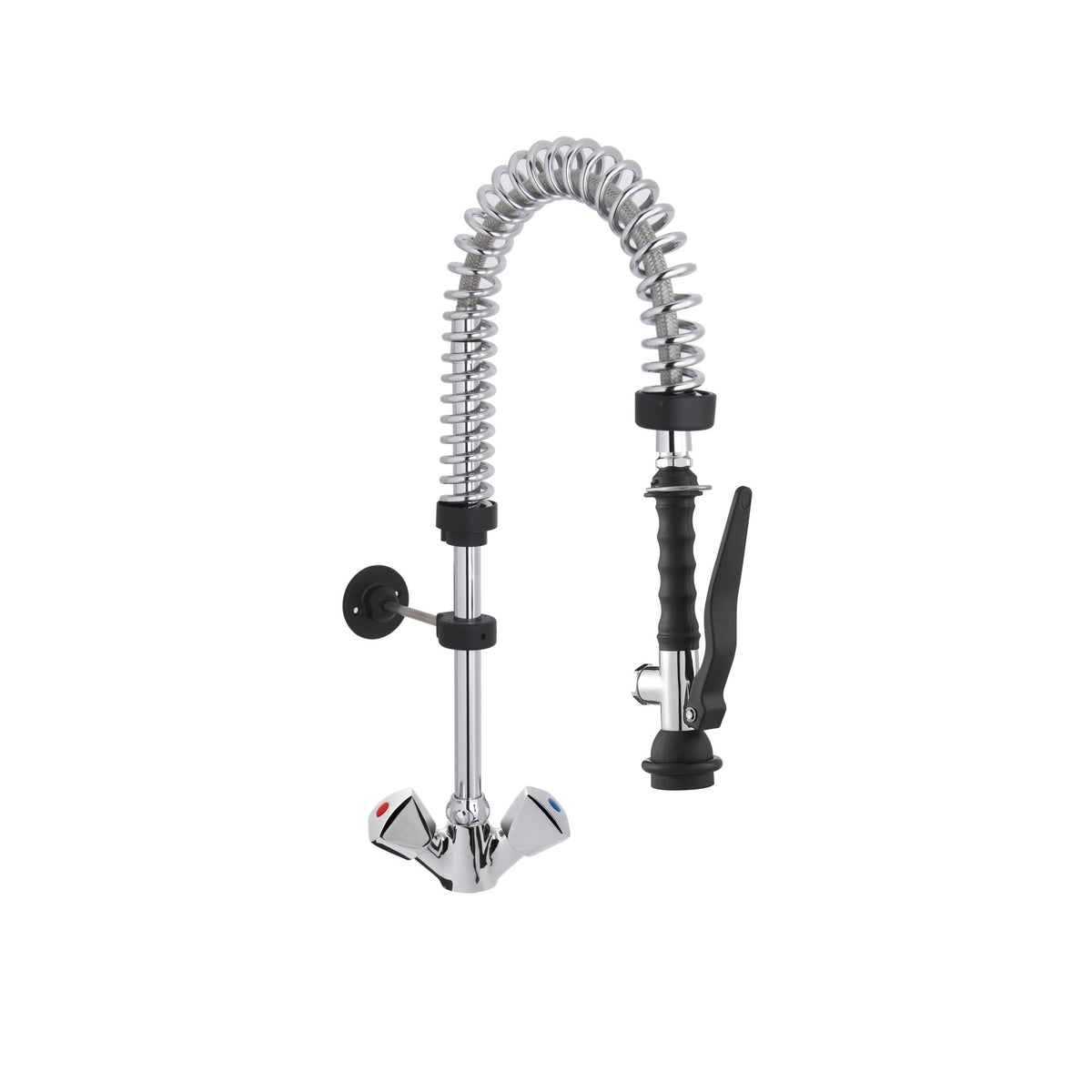 Douche de pré-rinçage SARO monotrou noire MEGGY - 457-1075
