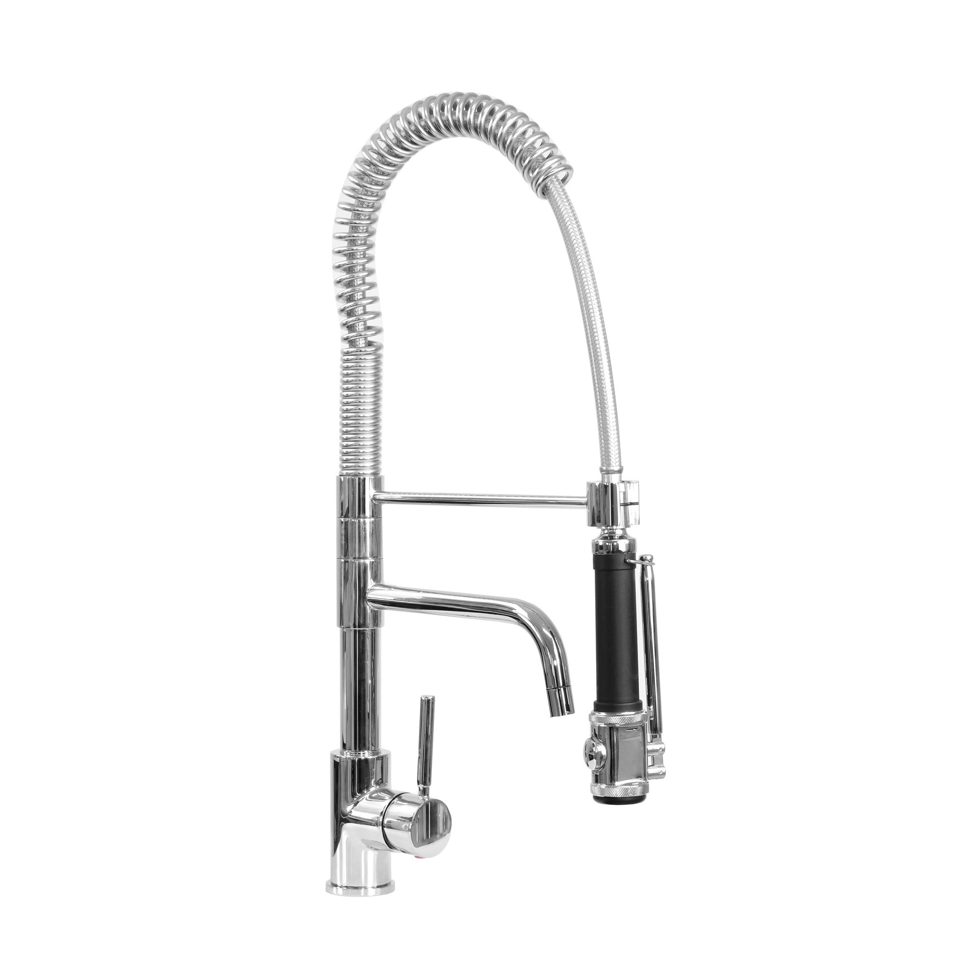 SARO Eengats Voorspoeldouche zwart met kraan VALENTINA - 457-1080