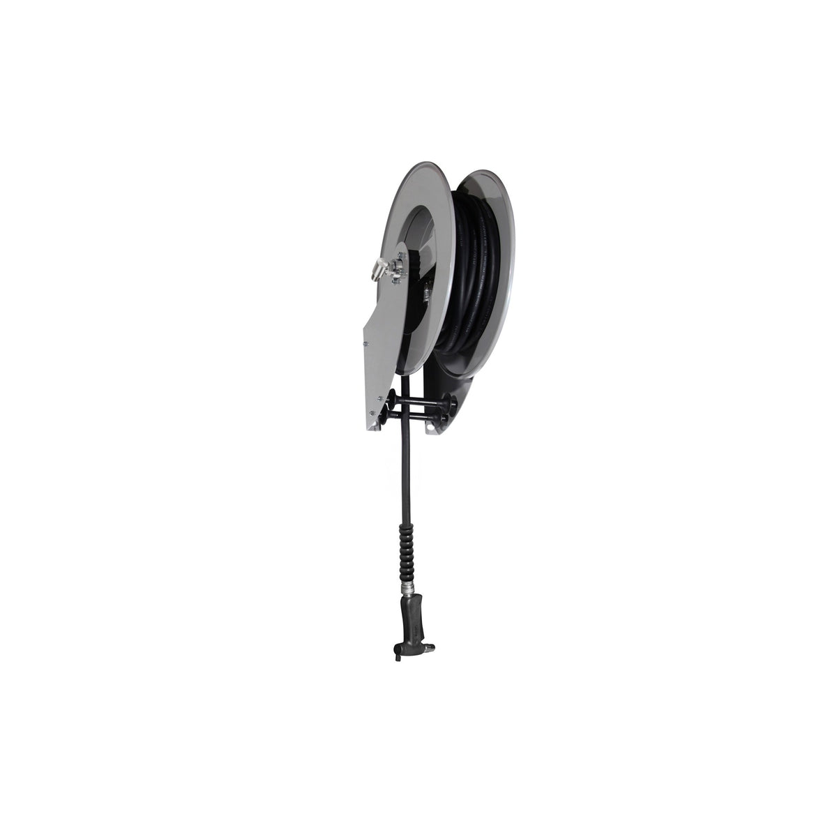Enrouleur de tuyau SARO + tuyau (15 m) + pistolet, MARLON - 457-2015