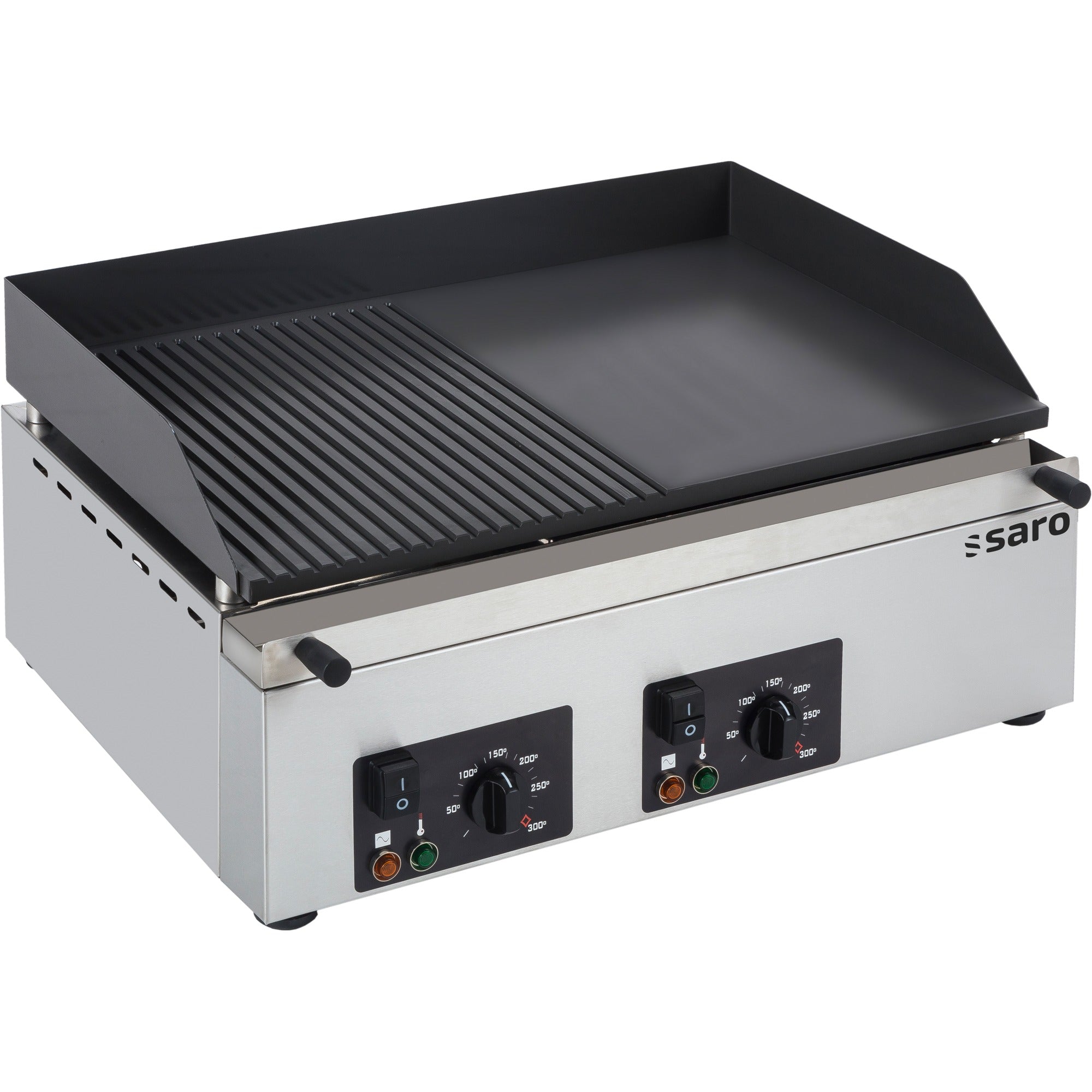 Plaque de cuisson SARO GPK 610 1/2 rainurée - 458-1041