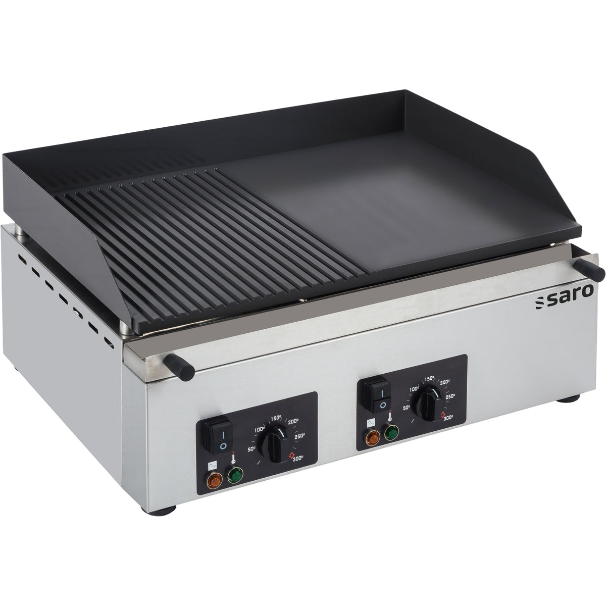 Plaque de cuisson SARO GPK 610 1/2 rainurée - 458-1041