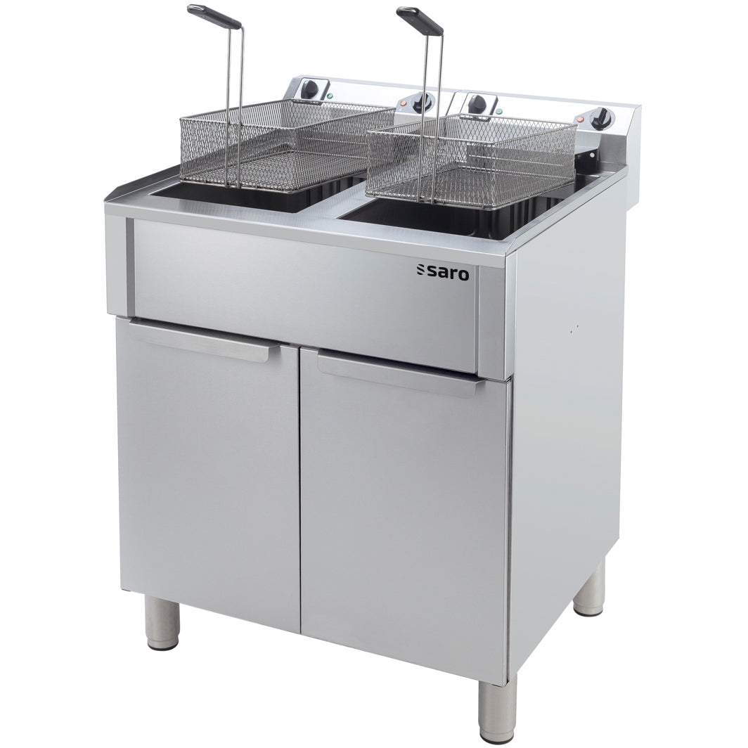 Friteuse électrique SARO 20+20 L BRAGA - 458-1215