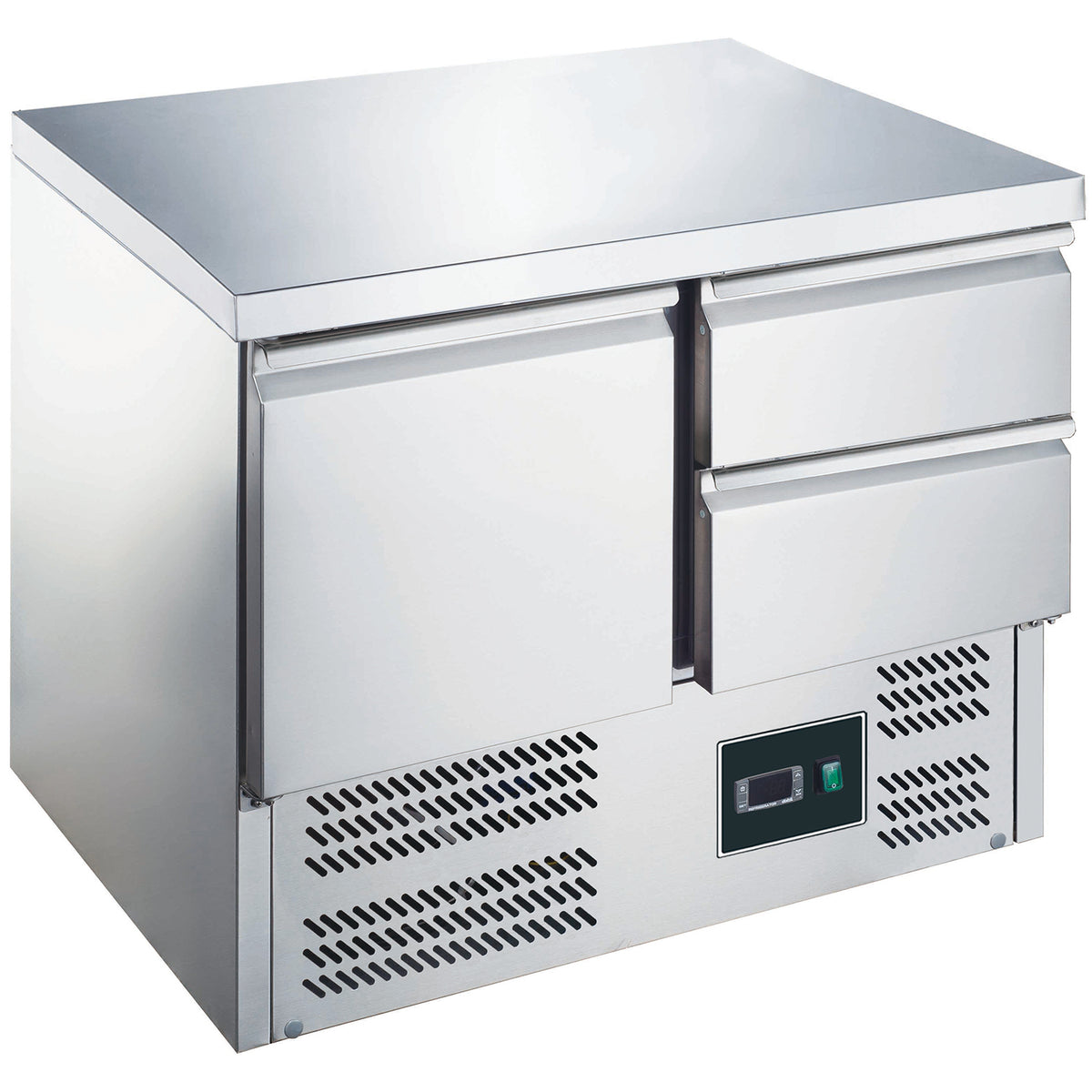 SARO Gekoelde werkbank met deur en lades, ES 901 S/S TOP 1/2 - 465-1015