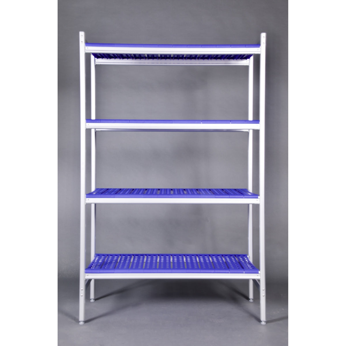 SARO aluminium rek met 4 kunststof roosters 475x798 mm - 480-1500