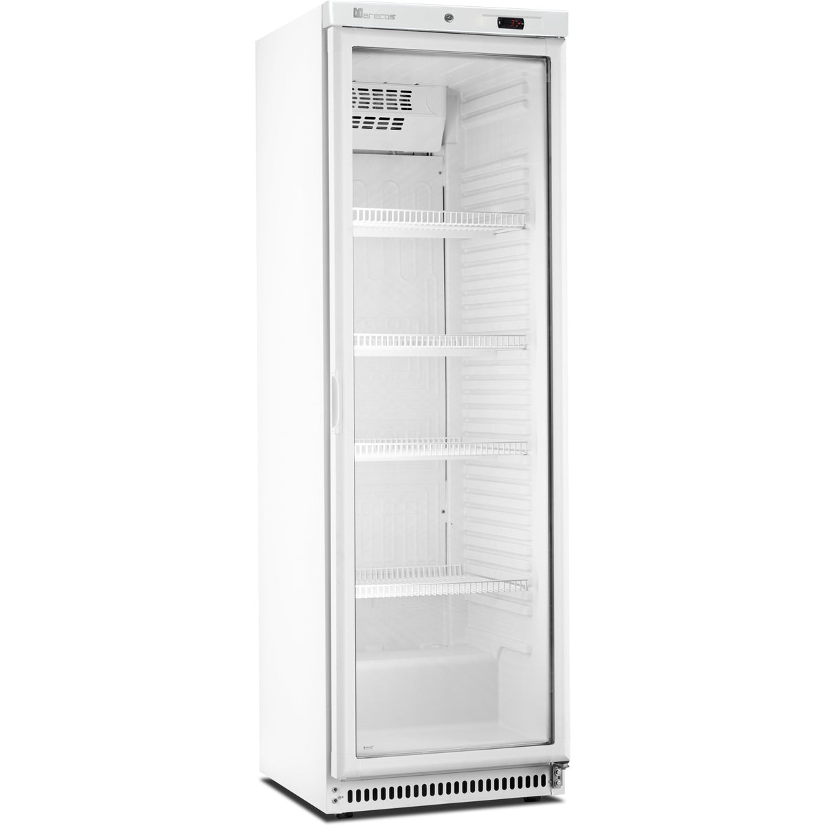 Réfrigérateur SARO, porte vitrée - blanc, ARV 430 CS PV - 486-2535