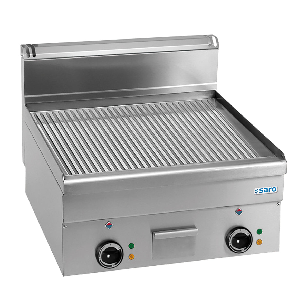 Plaque de cuisson électrique SARO rainurée, de table EFT66R - 504-1115