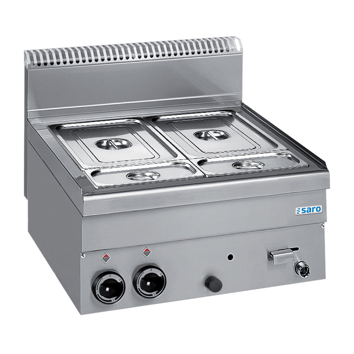 Bain-marie à gaz SARO, de table GBM66 - 504-1505