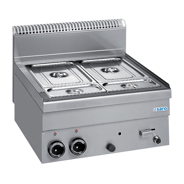 Bain-marie à gaz SARO, de table GBM66 - 504-1505