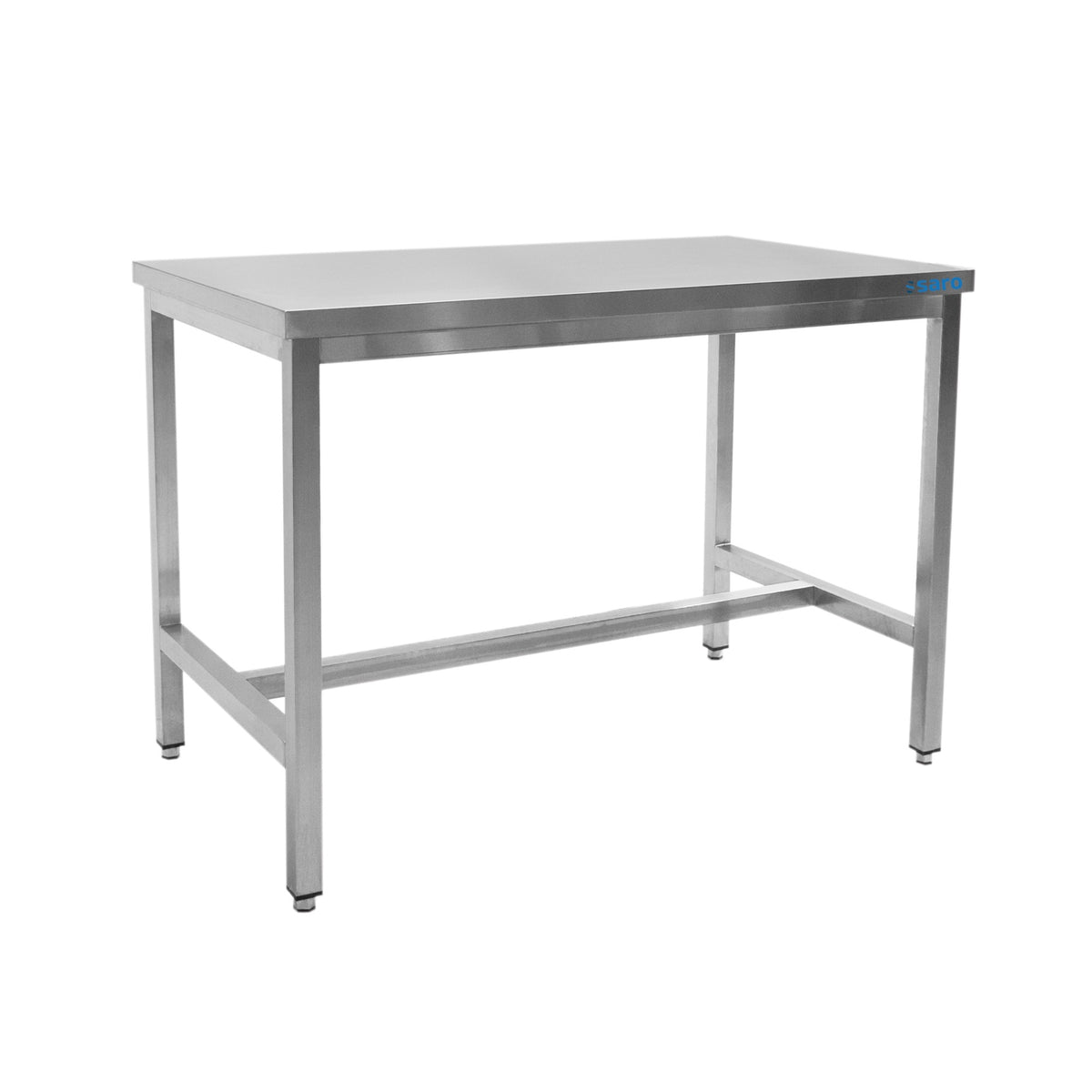 Table SARO en acier inoxydable sans plateau inférieur - L 1 400 x P 600 mm - 600-1025