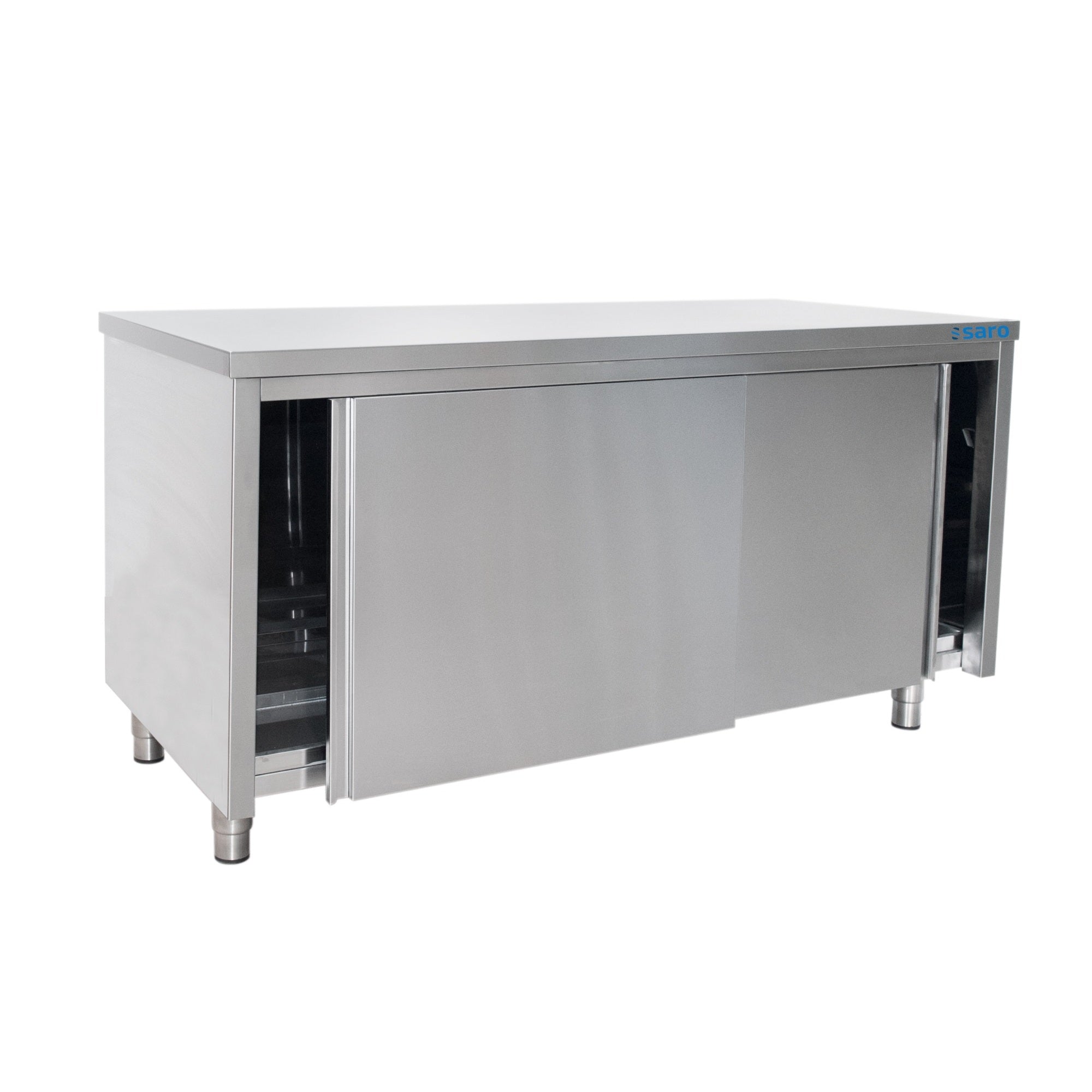 SARO roestvrijstalen wandkast, schuifdeur - 700 mm diepte, 1800 mm - 700-2020
