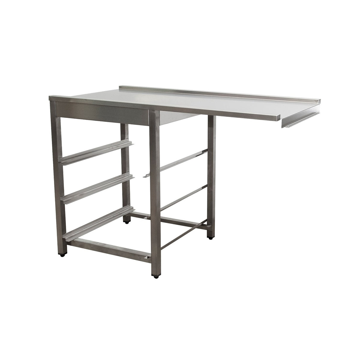 SARO afvoertafel voor vaatwasser rechts, 1 bak, 1200 mm - 700-3100R