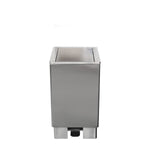 SARO RVS afvalbak met hydraulische klep modellen APOLLO 60 ltr - 700-4800