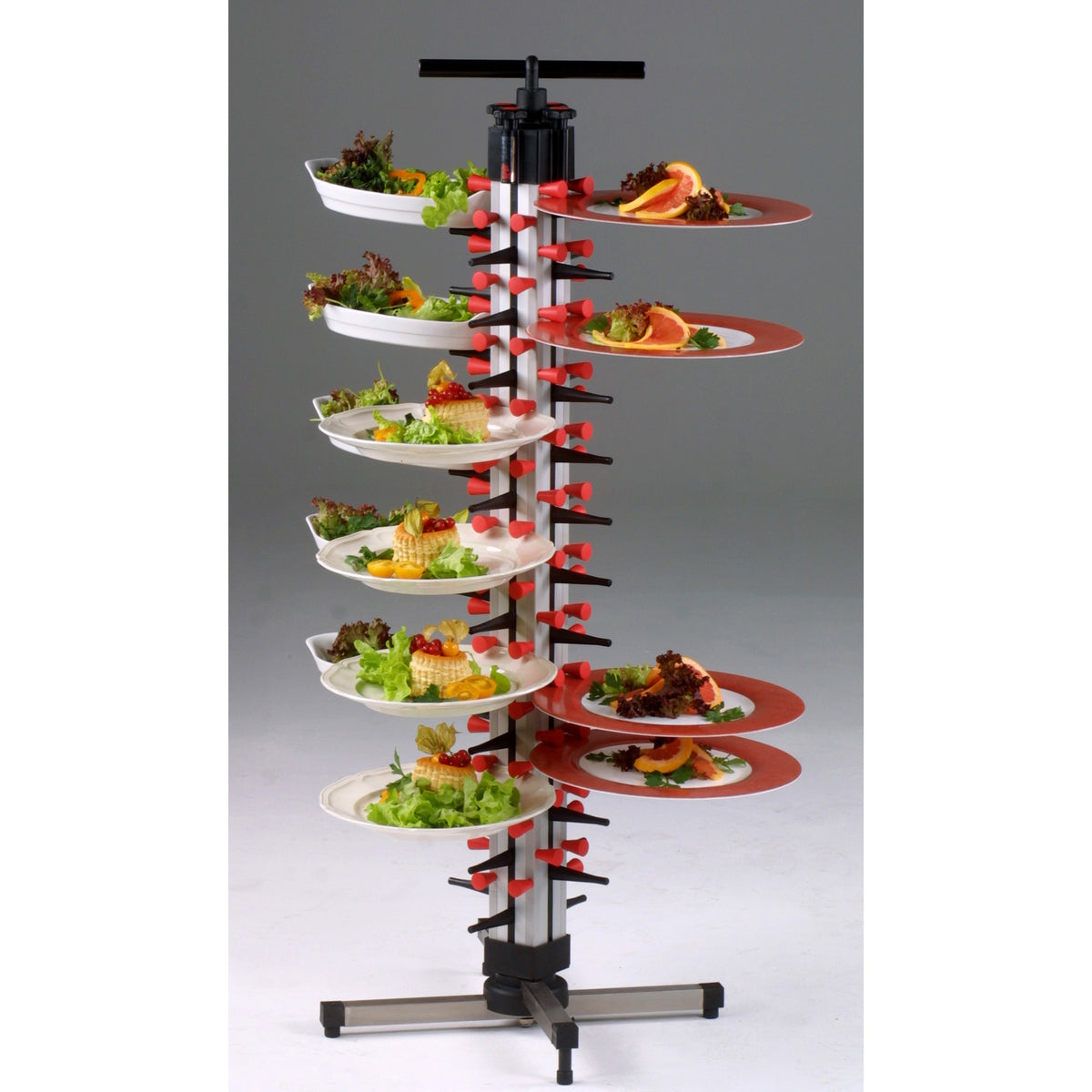 Système d'empilage d'assiettes SARO Plate-Mate de table TM-48 - 87-1004