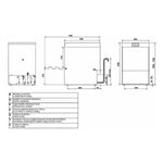 Lave-verres professionnel Smeg SPG425H| PURA Panier 400 × 400 mm – Pompe de vidange – Adoucisseur intégré – Wi-Fi