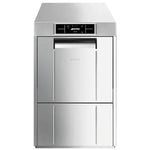 Lave-verres professionnel Smeg SPG425H| PURA Panier 400 × 400 mm – Pompe de vidange – Adoucisseur intégré – Wi-Fi
