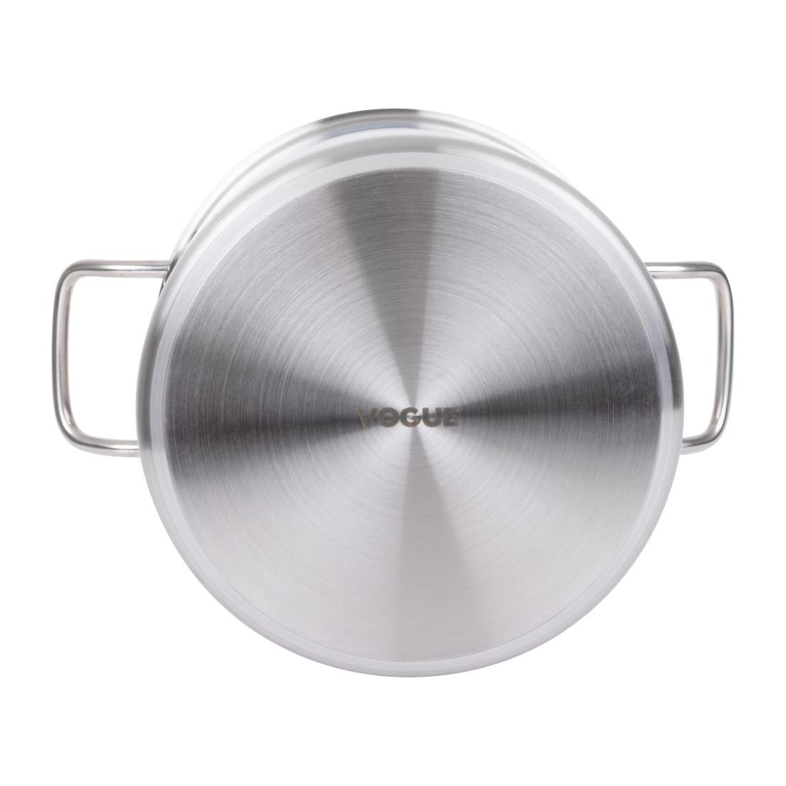 Marmite haute en acier inoxydable Vogue 240mm — T192