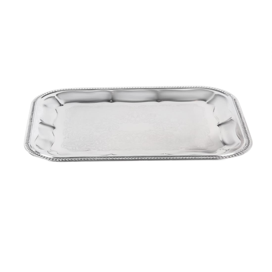 Plateau traiteur semi-jetable chromé APS 410 x 310mm — T751