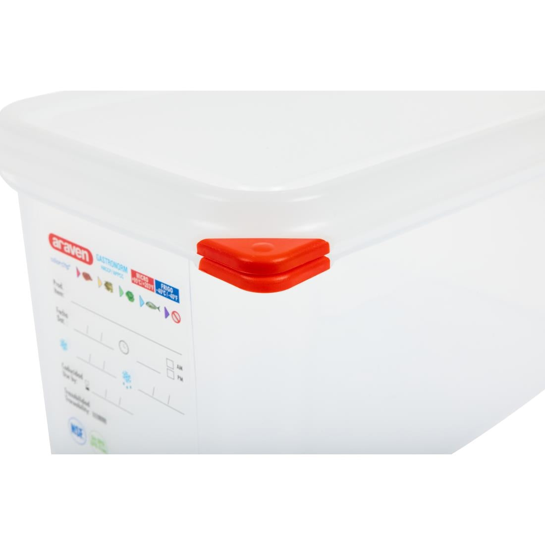 Boîte alimentaire GN 1/4 Araven 4,3L (lot de 4) — T985