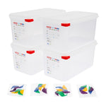 Boîte alimentaire GN 1/3 Araven 6L (lot de 4) — T987