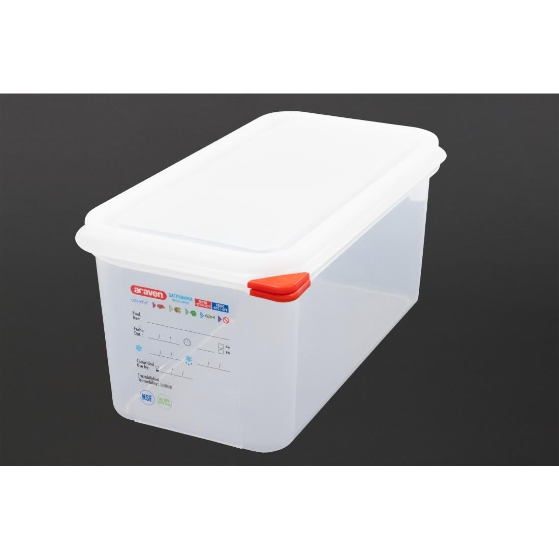 Boîte alimentaire GN 1/3 Araven 6L (lot de 4) — T987