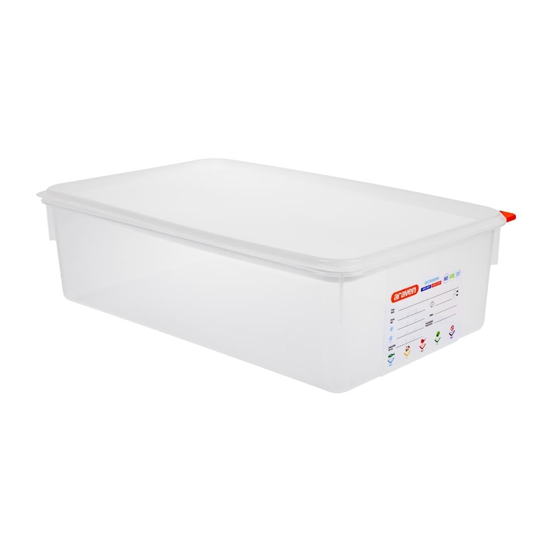 Boîtes alimentaires GN 1/1 Araven 21L (lot de 4) — T991