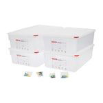 Boîtes alimentaires GN 1/1 Araven 21L (lot de 4) — T991