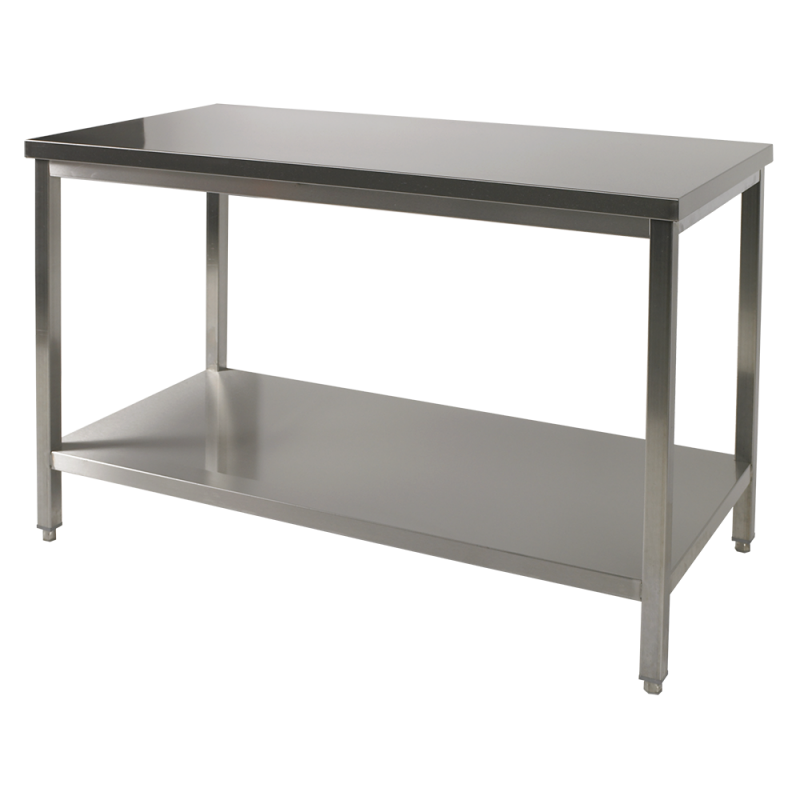 Table inox professionnelle – Fabrication belge en AISI 441 haut de gamme
