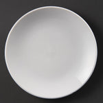 Assiettes plates rondes Olympia Whiteware 150mm (lot de 12) — U075