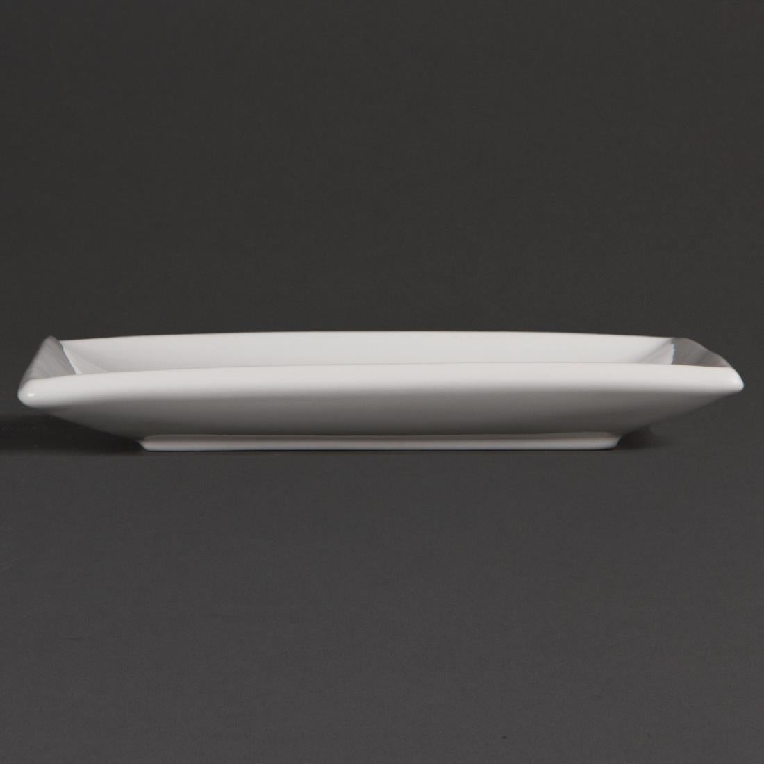 Assiettes Carrées Blanches Olympia Whiteware 180mm (lot de 12) — U154