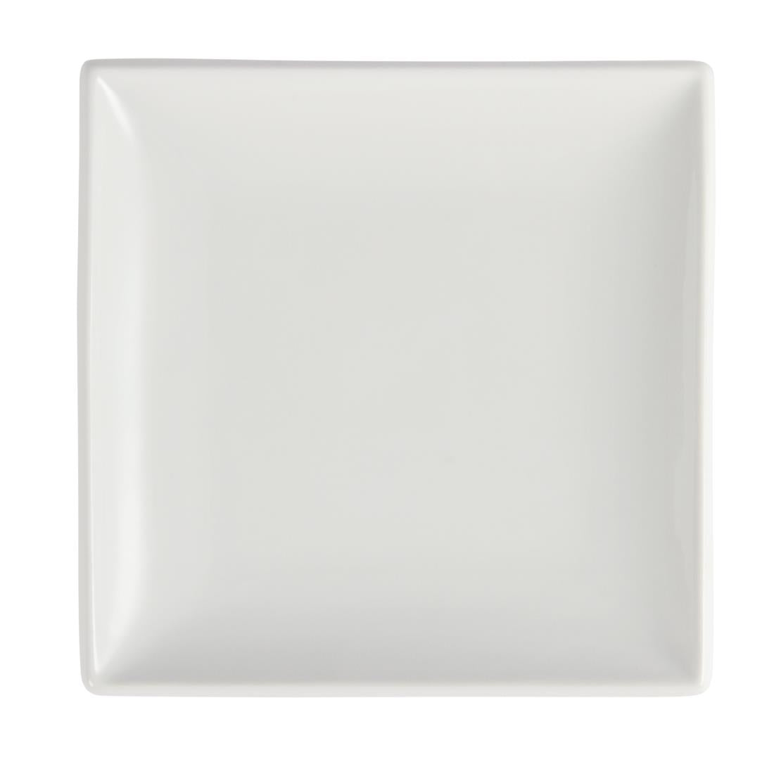 Assiettes Carrées Blanches Olympia Whiteware 140mm (lot de 12) — U153