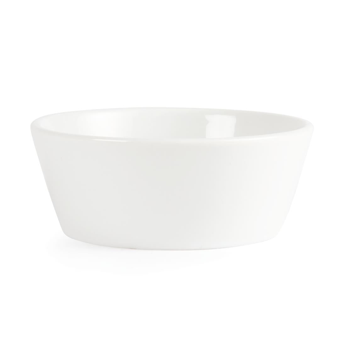 Bols inclinés Olympia Whiteware 120mm (lot de 12) — U163