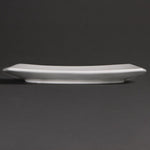 Assiettes carrées arrondies Olympia Whiteware 240mm (lot de 12) — U170