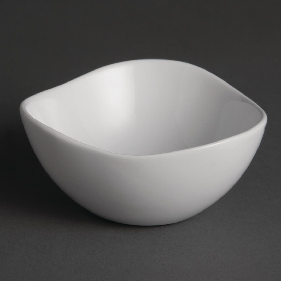 Bols ondulés Olympia Whiteware 105mm (lot de 12) — U185