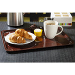Plateau stratifié lisse Capri Cambro acajou 460mm — U417
